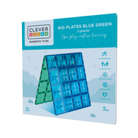 Big Plates Blue Green - 2 el.