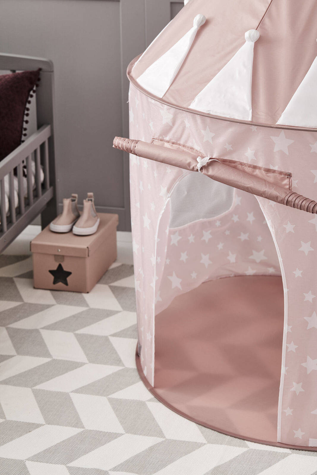 Kids Concept Star Namiot Różowy w Gwiazdki