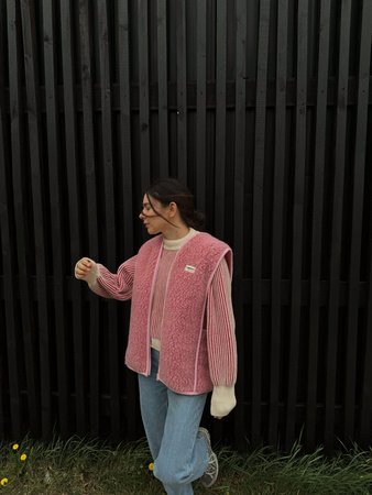 Meggstore - Kamizelka damska - Pink