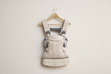 BABYBJORN - nosidełko Harmony, Woven Jasny Beż melanż