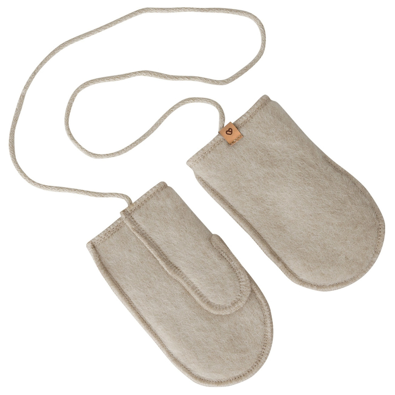 Zaffiro - Rękawiczki dziecięce wełna premium - Beige