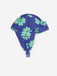 Bobo Choses Chapka z pikowanej tkaniny Lucky Clover