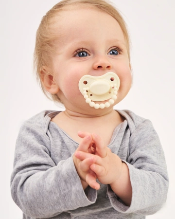 LUU Kids - Smoczek pozycjonujący - Creamy Lemon