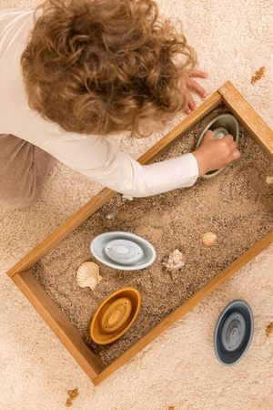 Little Dutch - Zestaw 4 łódeczek do zabawy - Blue