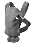 BABYBJORN MINI 3D Jersey – nosidełko, Ciemny Szary