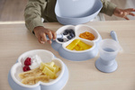 BABYBJORN - Zestaw obiadowy Dinnerware, 8 szt. - Powder Blue