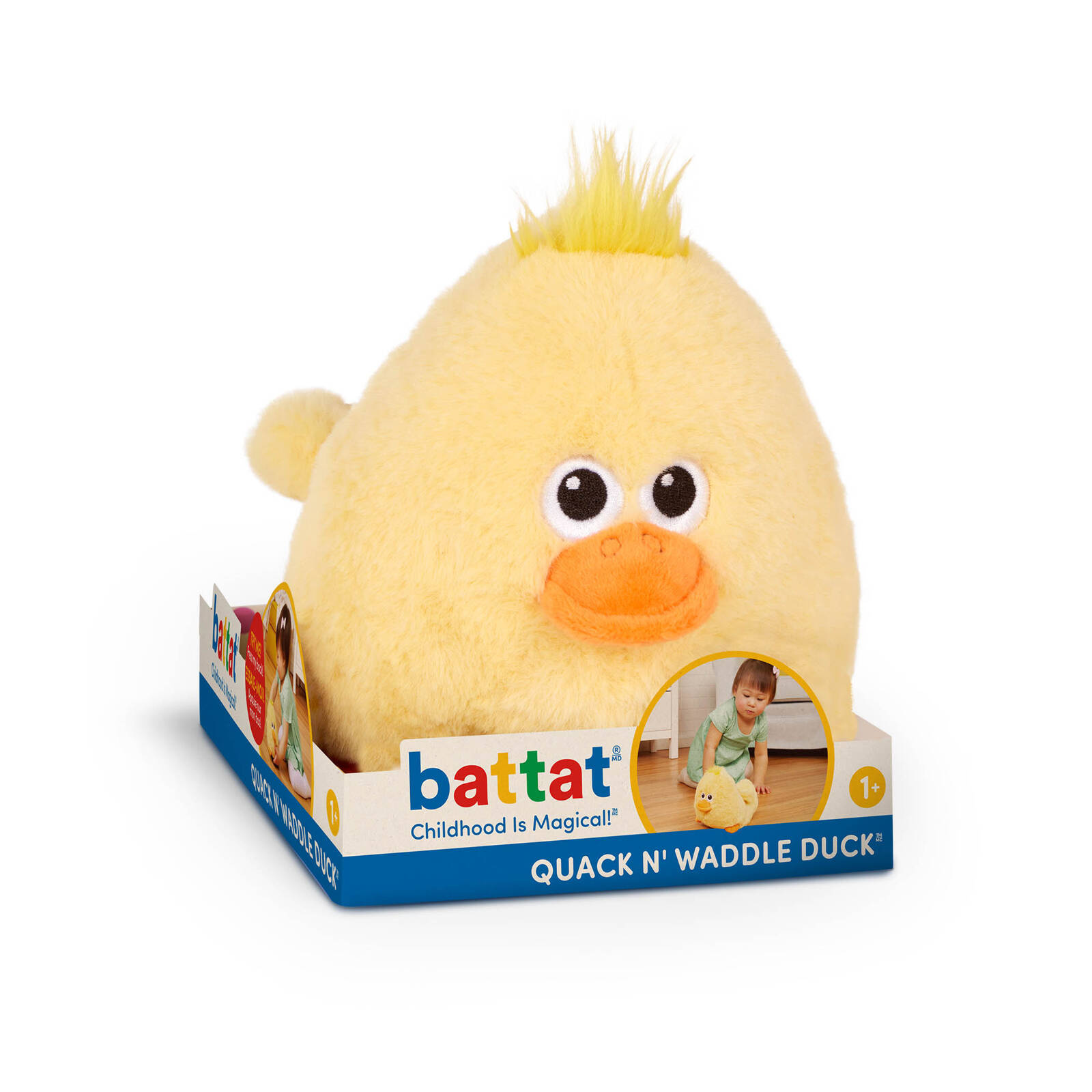 B.Toys - Quack n’ Waddle Duck – wędrująca KACZUSZKA do nauki raczkowania