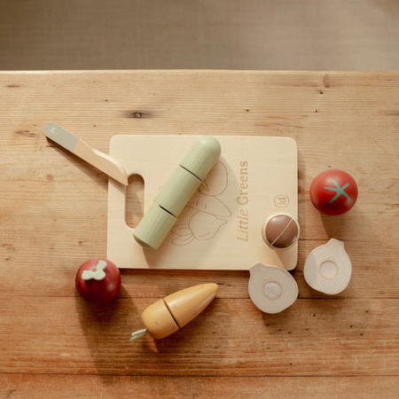 Little Dutch Deska do krojenia z warzywami FSC