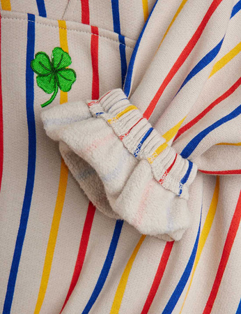 Mini Rodini Bluza Clover Emb z zamkiem błyskawicznym