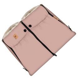 Zaffiro - Mufka do wózka Aspen - Baby pink