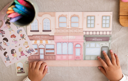 Little Dutch Książeczka z naklejkami Rosa na zakupach