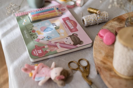 Little Dutch Kreatywny zeszyt z kredkami Rosa & Friends