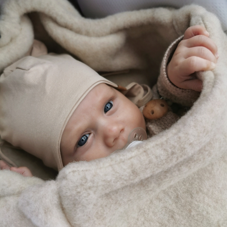 Zaffiro - Śpiworek Mini 0-18 miesięcy Wełna premium - Beżowy