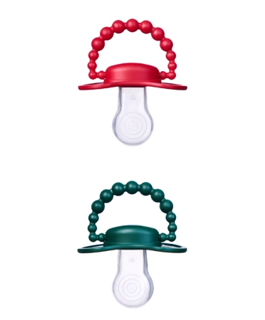 LUU Kids - Smoczki pozycjonujące 2szt. - Holy Green i Santa Red