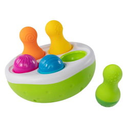 Fat Brain Toy Co - Sorter Wańki Wstańki Spinny Pins - Kolorowe