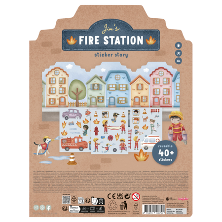 Little Dutch Naklejki wielokrotnego użytku Jim & Friends