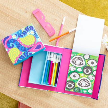 Tiger Tribe Zestaw Kolorowanek 3D – Tęczowe Sny