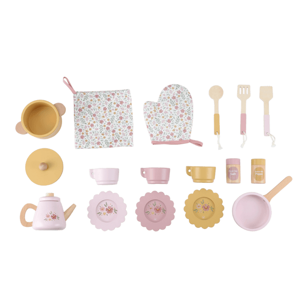 Little Dutch Kuchnia drewniana Różowa FSC