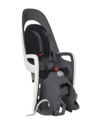 Hamax - Fotelik rowerowy Caress montowany na bagażniku - White/black