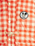 Mini Rodini Kurtka puchowa Ritzratz patch gingham
