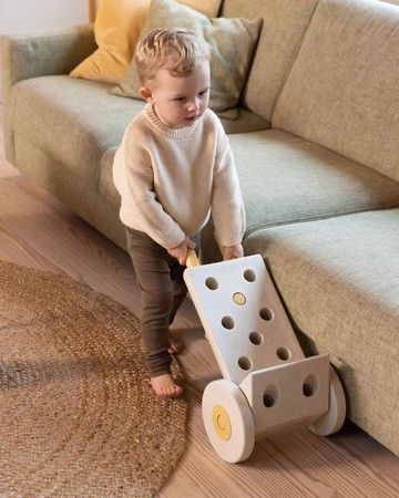 MODU Dreamer set – Kreatywne klocki rozwijające motorykę dużą, Sand Grey / Honey Yellow