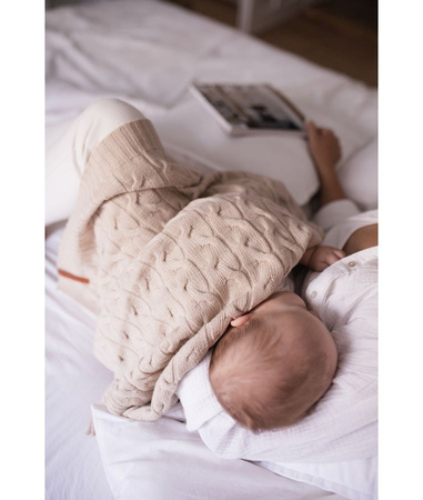 yarnami - Kocyk merino Arendelle - oat