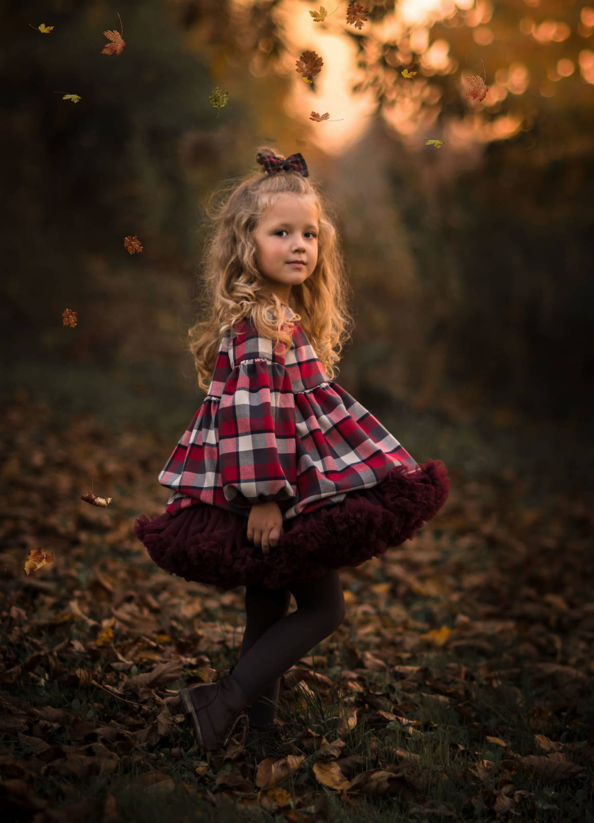 Manufaktura Falbanek - Spódnica PettiSkirt - Bordo