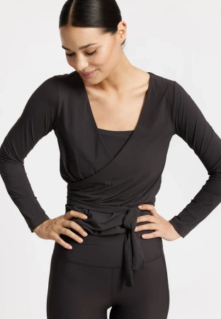 Rethinkit - Bluzka damska Tee Valencia - Almost Black