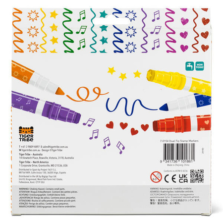 Tiger Tribe Dwustronne Markery do Stempli