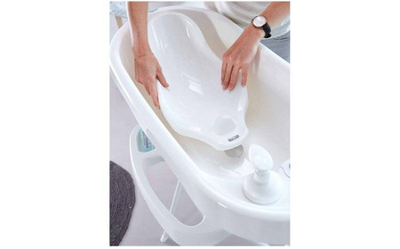 Bébé-Jou Zestaw Wanienka Thermo Biała + Stojak do wanienki 103 cm Biały