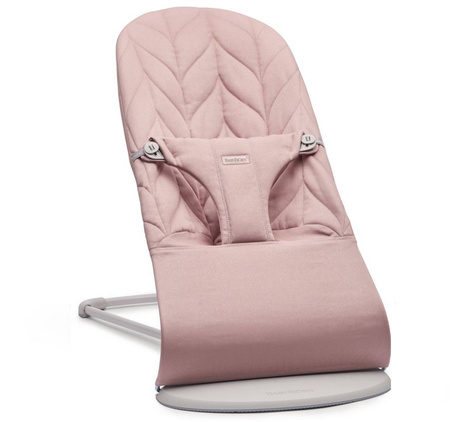 BABYBJORN - leżaczek BLISS Woven, Petal Quilt, Zgaszony róż