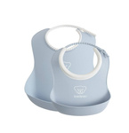 BABYBJORN - zestaw śliniaków mały/duży - Powder Blue 