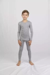 Engel Natur - Legginsy z wełny i jedwabiu - Light grey