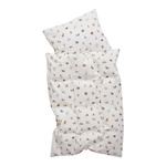 LEANDER - pościel niemowlęca Forest, Organic Cotton, 70x100 cm, Cappuccino