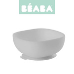 Beaba - Silikonowa miseczka z przyssawką grey