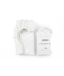 Poofi - Prześcieradło Organic 70x140 - Śmietanka