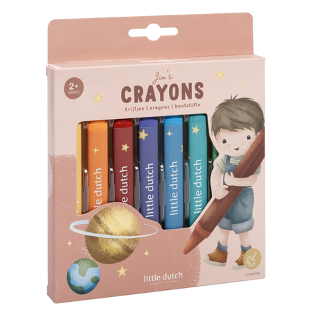 Little Dutch Kredki woskowe Jim & Friends