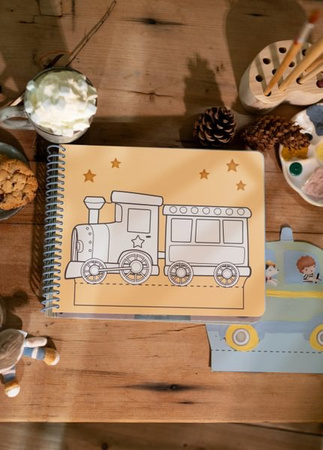 Little Dutch Kreatywny zeszyt z nożyczkami Jim & Friends