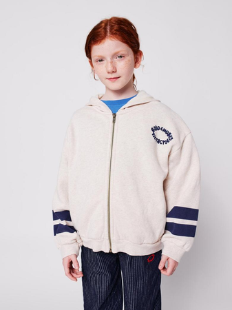 Bobo Choses Bluza z kapturem i zamkiem Tic Tac Toe