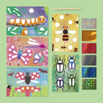 Tiger Tribe Zestaw Artystyczny z Folią - Radosne Robaczki