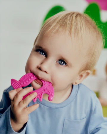 LUU Kids - Gryzak Ollie The Dragon Pink