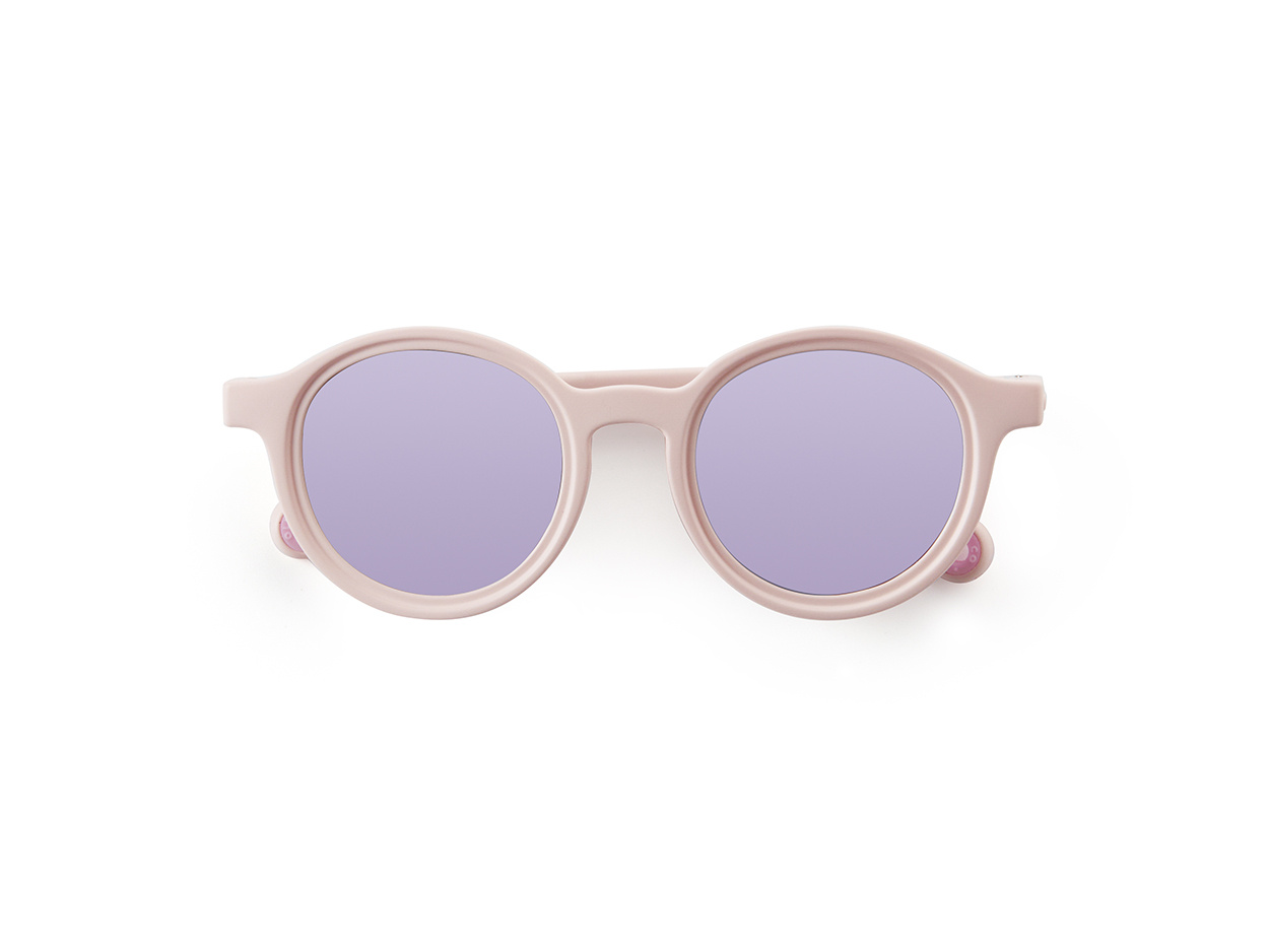 OLIVIO & CO - Okulary przeciwsłoneczne z polaryzacją Oval 1-3 lata - Coral Blush