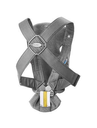 BABYBJORN MINI 3D Jersey – nosidełko, Ciemny Szary