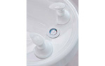 Bébé-Jou Zestaw Wanienka Thermo Biała + Stojak do wanienki 98 cm Biały