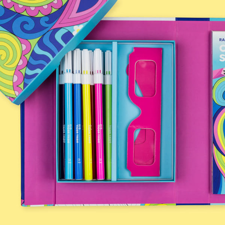 Tiger Tribe Zestaw Kolorowanek 3D – Tęczowe Sny