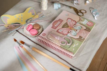 Little Dutch Kreatywny zeszyt z nożyczkami Rosa & Friends