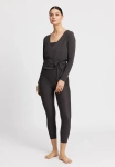 Rethinkit - Bluzka damska Tee Valencia - Almost Black