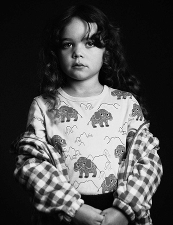 Mini Rodini Bluza polarowa w kratę Gingham
