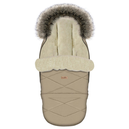 Zaffiro - Regulowany śpiwór z torbą GrowUP Nordico - Beige