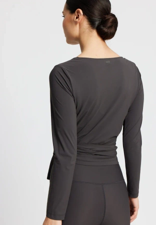 Rethinkit - Bluzka damska Tee Valencia - Almost Black